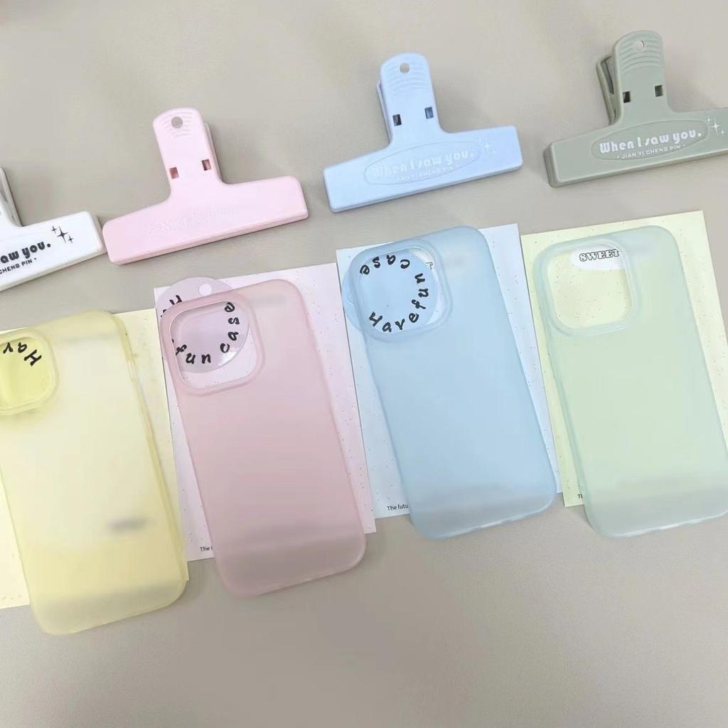 Solid Color Minimalist Frosted Phone Case Suitable for IPhone 15 Anti Drop 16 Promax Protective Case for Apple 14 Plus Case