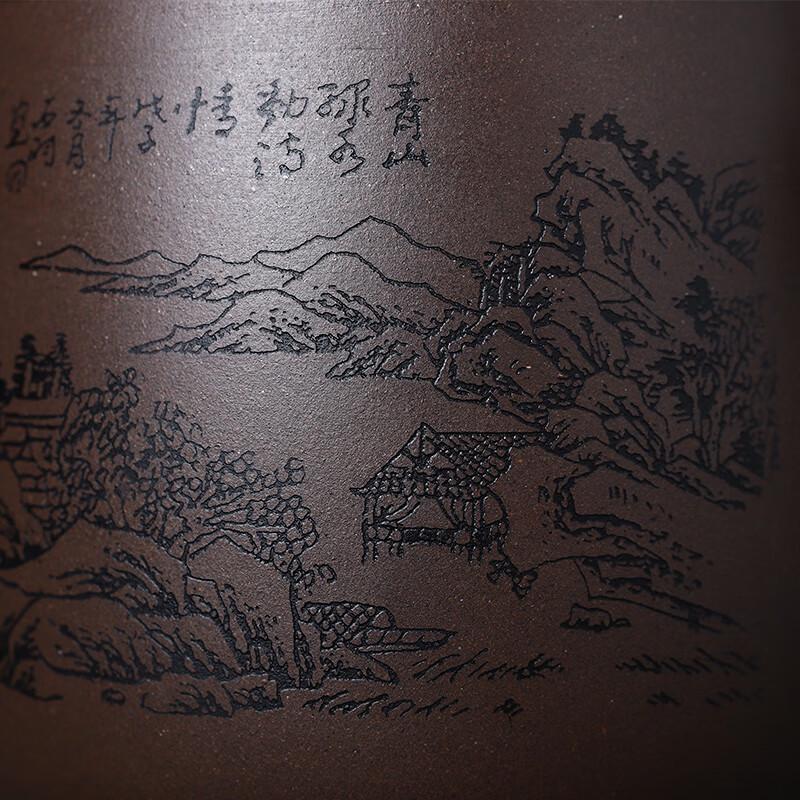 Yixing Zisha Handmade Kung Fu Tea Cup Set