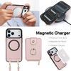 2 In 1 Detachable Crossbody Magnetic Cards Solt Leather Wallet Case For iPhone 17 Pro Max 16 Plus 15 14 13 12 Shockproof Cover