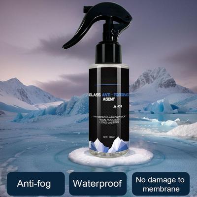 30/100ml Car Anti-fog Spray Glass Antifog Coating Agent Windshield Cleaner Windows Auto Mirror Defogger Screens Defogging X1Y1