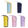 Foldable Pen Case Zippered Pen Pouch Folding Pencil Storage Bag Desk Pen Holder Handle Pen Bag Gift for Student