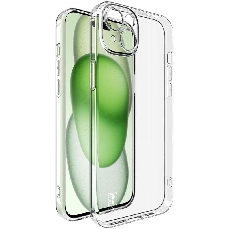 

IMAK UX-5 Series for iPhone 15 Plus Case TPU Transparent Protective Phone Cover A