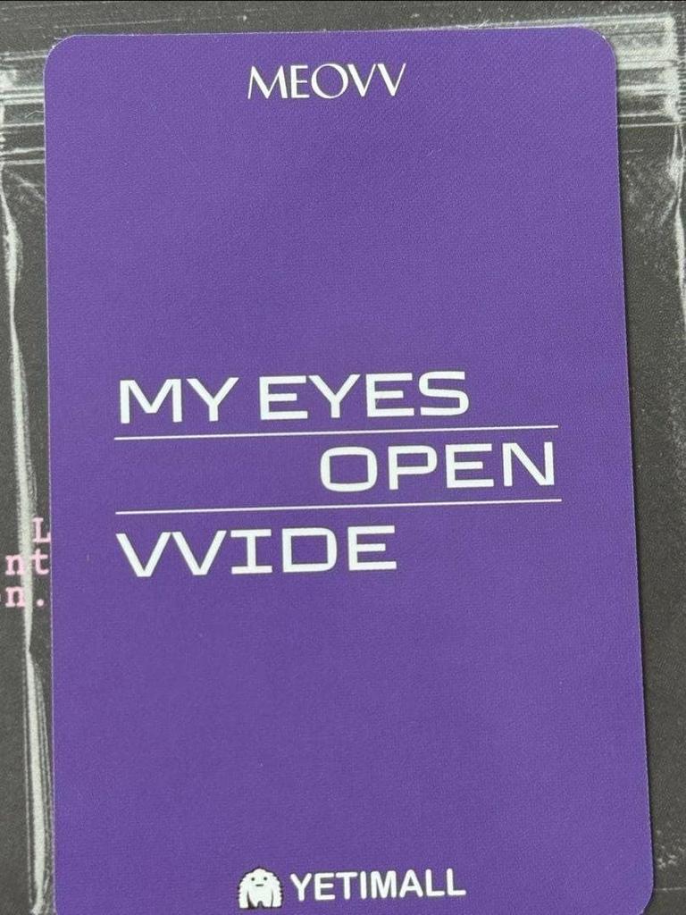 [USED] MEOVV Anna Tanaka Anna Chinese China yetimall 3.0 Bonus Trading Card