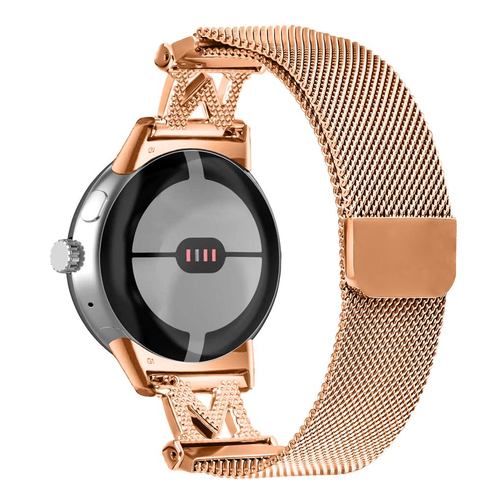 M-Type Milanese Bands for Google Pixel Watch 2/Pixel Watch Stainless Steel Metal Strap