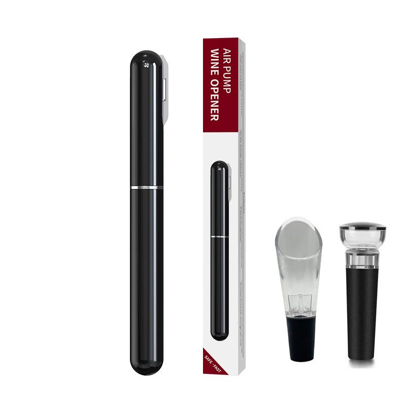 Pneumatic Needle Wine Bottle Opener: Pen-Shaped Manual Opener for Red Wine.