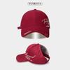 Empty top letter sunshade children hard top embroidery letters show face small sunscreen cap outdoor sports cap tide