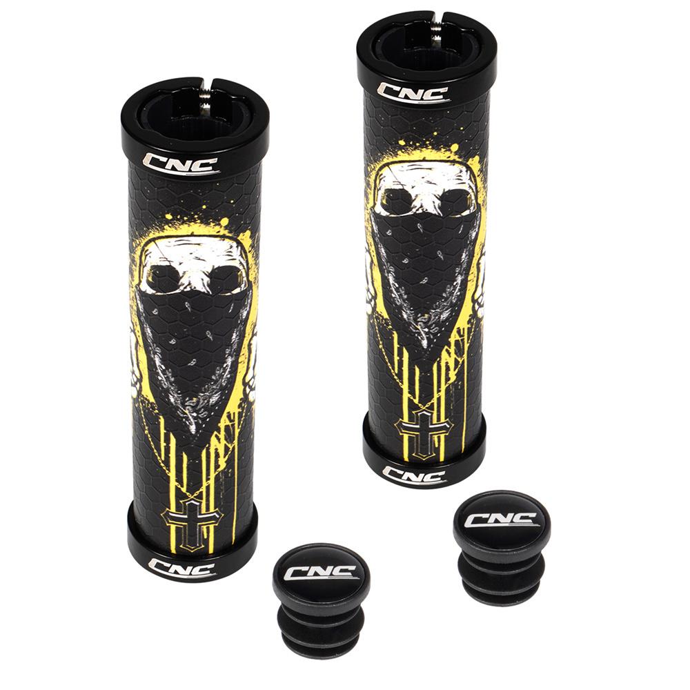 Manopole CNC per Mountain Bike Gel Manopola MTB Silicone Lock-On Manubrio Bicicletta Manopole Accessori Ciclismo Pezzi