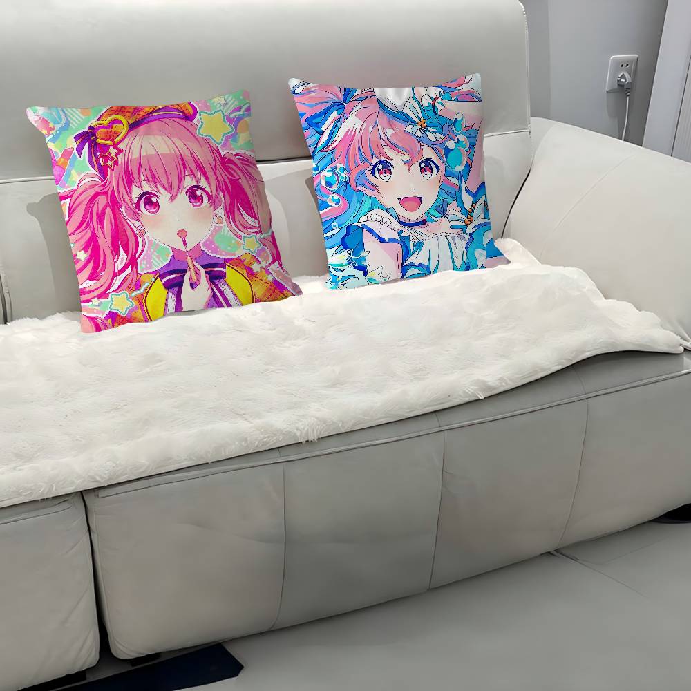 A-Airi Momoi Cartoon Pillow Gifts Home Office Furnishings Bedroom Sofa Car Cushion Cover Case 45x45cm