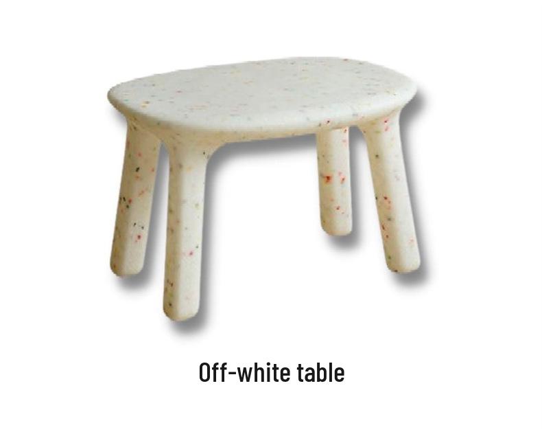 Charming Nordic Children's Chair with Backrest - Kids' Early Education Stool