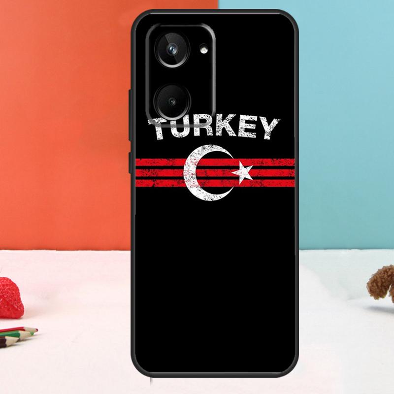 Turkey Turkish Flag For Realme 15 14 10 11 12 13 Pro Plus C67 C65 C63 C61 C35 C55 C53 C51 C71 C75 GT7 Pro Case