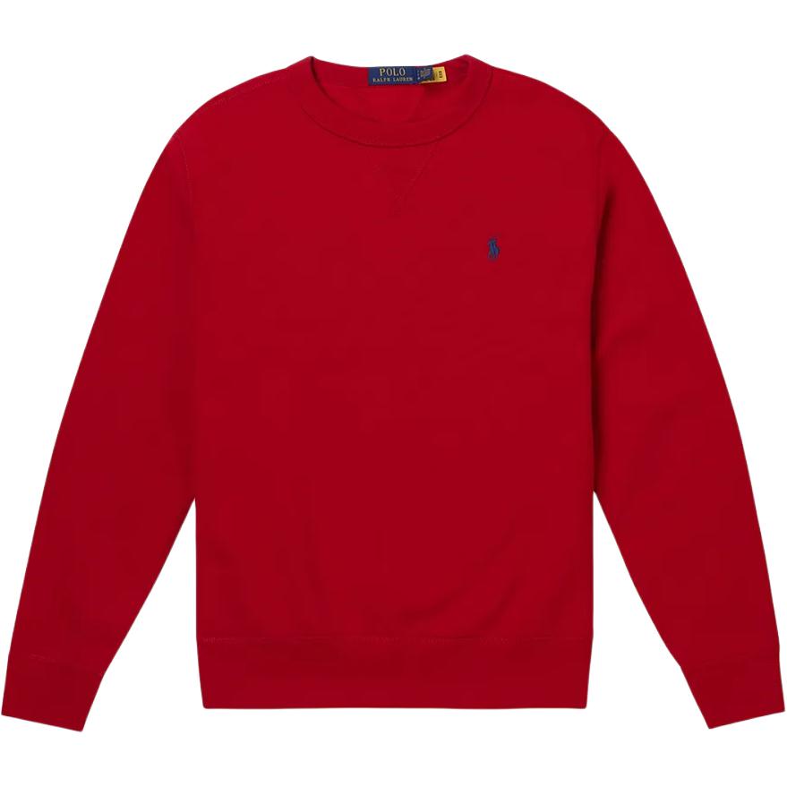 

Polo Ralph Lauren SS26 Однотонная толстовка с круглым вырезом из флиса Мужская толстовка 710790783-022 S