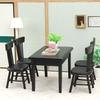1 Set 1:12 Table Chair Model Miniature Dollhouse Furniture Set Realistic Dining Table And Chair Dollhouse Playhouse
