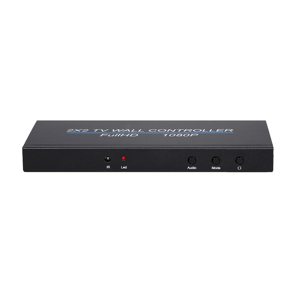 NK- 14 4 Channel TV Video Wall Controller 2x2 1x3 1x2 1x4 4x1 3x1 2x1 HD DVI VGA USB Video Processor 1920*1080P 60Hz Wall TV Splicing Screen EU Plug