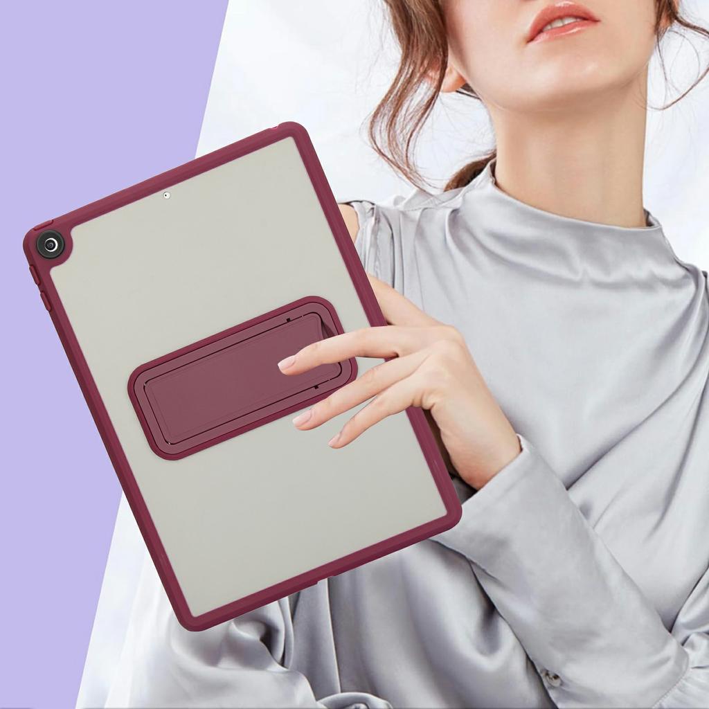 Tablet-Hülle mit Ständer für iPad 10.2 (2021)/(2020)/(2019) TPU+PC Hautgefühl-Hülle