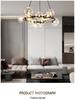 Nordic Modern Minimalist Magic Bean Art Glass Chandelier for Restaurant, Bedroom, or Showroom
