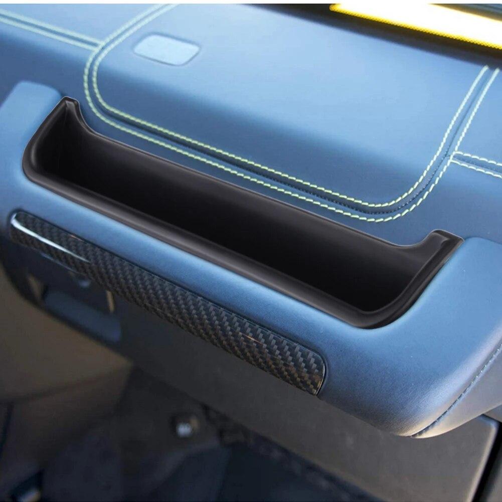 Passenger Grab Handle Storage Tray Car Interior Door Storage Box Pocket With Anti Slip Mat For Mercedes-Benz G-class W463 New