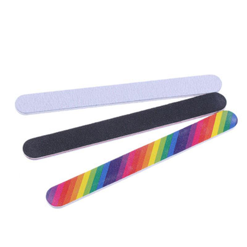 New 6pcs/Set Nail Files Brush Durable Buffing Grit Sand Fing DIY Nail Art Tool Accessories Sanding File UV Gel Polish Tools