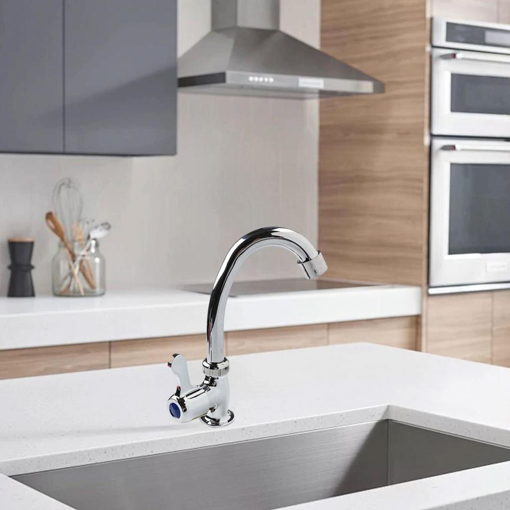 Kitchen Faucet Resistant Discoloration Silver Healthy Water Tap