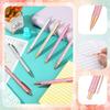 Leinuosen 20 Pcs Ballpoint Pens Comfortable Writing Pens Metal Retractable Pretty Pens Black Ink Gift Pens with Medium Point for Office Supplies