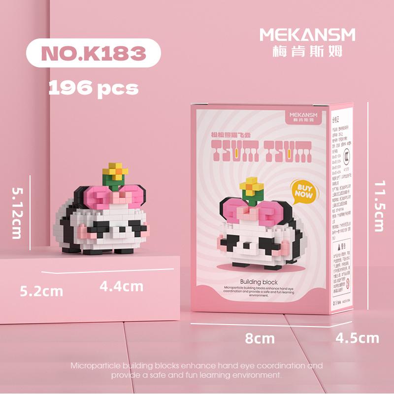Disney Sanrio Mini Building Blocks Anime Figure Diamond Bricks Mickey Minnie Donald Duck Hello Kitty DIY Toys Festival Gifts