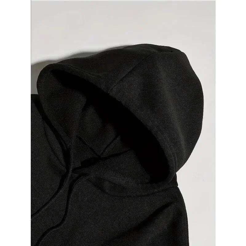 Heren Gothic Donker Patroon Rits Hoodie Herfst/Winter Zware Casual Jas Retro Street Top