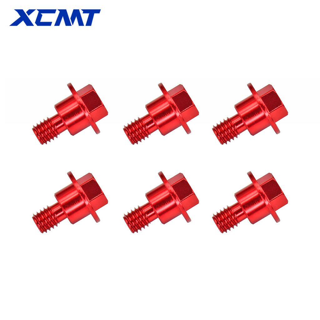 For Yamaha YZ65 YZ125 YZ250 YZ250F YZ450F YZ125X YZ250X YZ250FX YZ450FX WR250F WR450F 6PCS M6*12 Front Fork Guard Bolt Screw