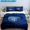 3PCS Football Empoli Crest Bedding Set,Including 1pc Duvet Cover And 2pcs Pillowcases Perfect for Bedroom, Dormitory, Fan Christmas gift