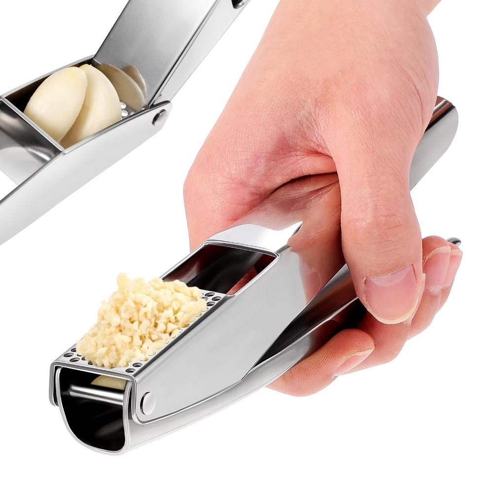 Multi-functional Garlic Masher Stainless Steel Vegetable Chopper Garlic Press  Restaurant