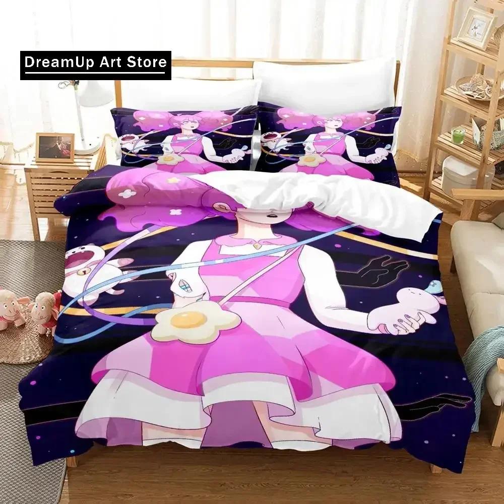 3D-Druck Cartoon Biene und PuppyCat Bettwäscheset Bettbezug Bettset Steppdeckenbezug Kissenbezug Steppdecke King Queen Größe Jungen Erwachsene