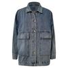 Women Short Coat Slim Retro Classic Loose Denim Casual Jacket
