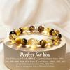 Yellow Tiger's Eye Tower-Shaped Bracelet – Wealth & Career Success-Traditional Chinese Culture Jewelry