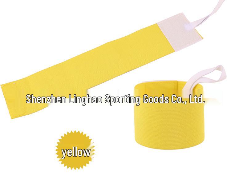 Protiskluzová fotbalová kapitánská páska na suchý zip pro děti a dospělé - Pro trénink týmu a použití při zápase