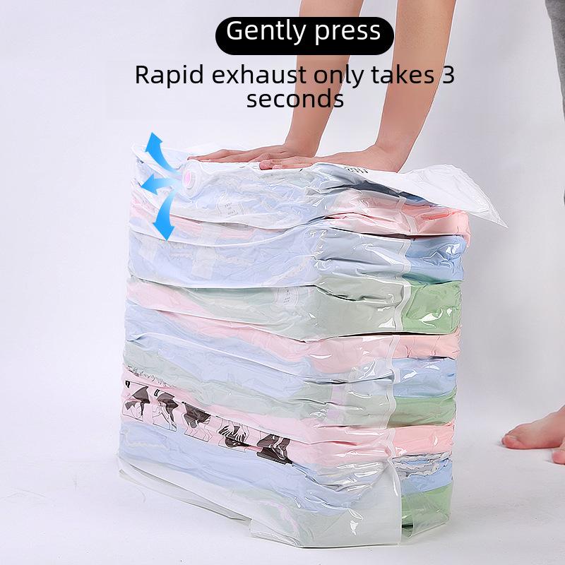 Sac de Depozitare cu Compresie prin Vacuum pentru Haine și Pilote