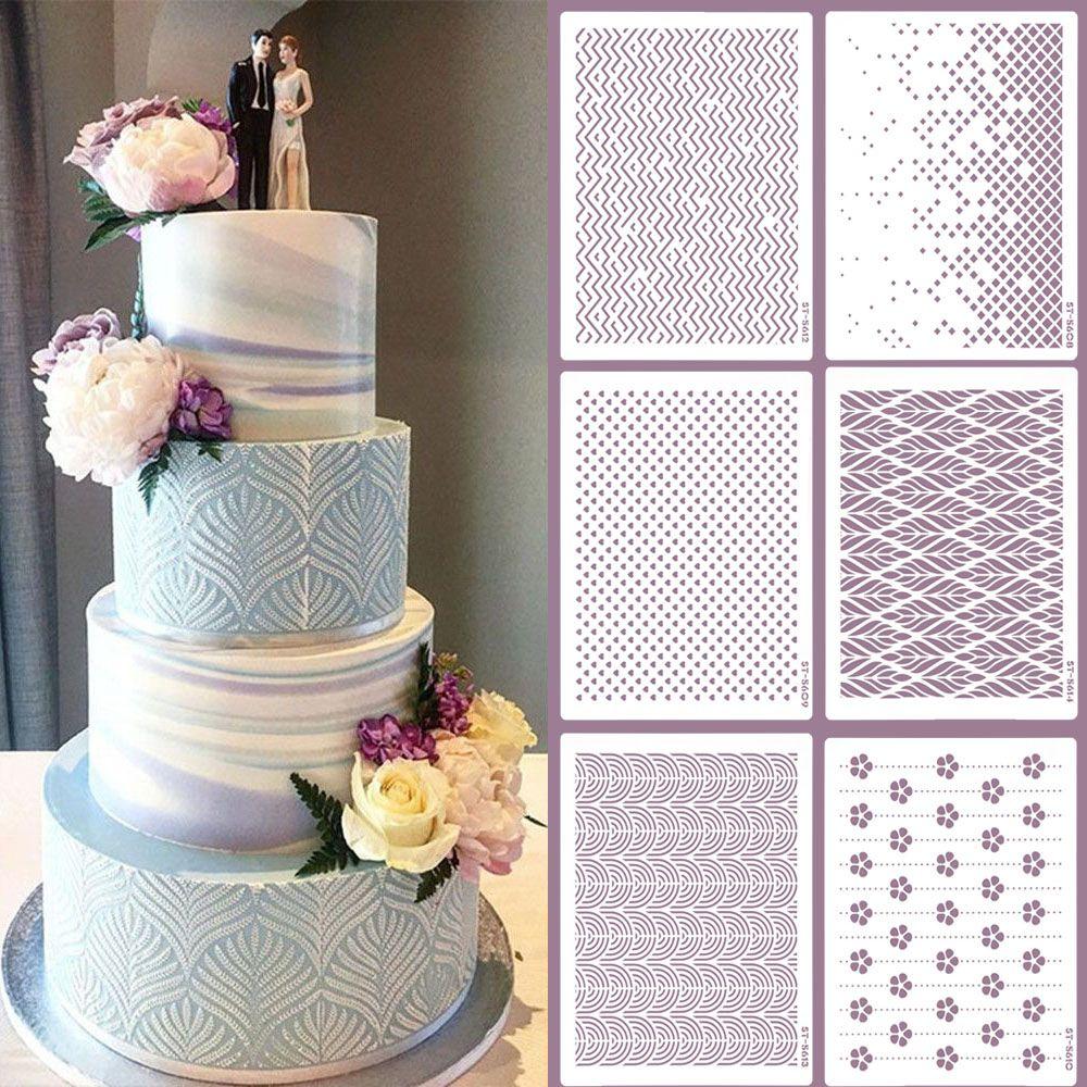 

Сетка для выпечки, спрей, формы для торта, цветочные шаблоны для торта, трафареты для украшения торта, печенье, помадка, десерт
