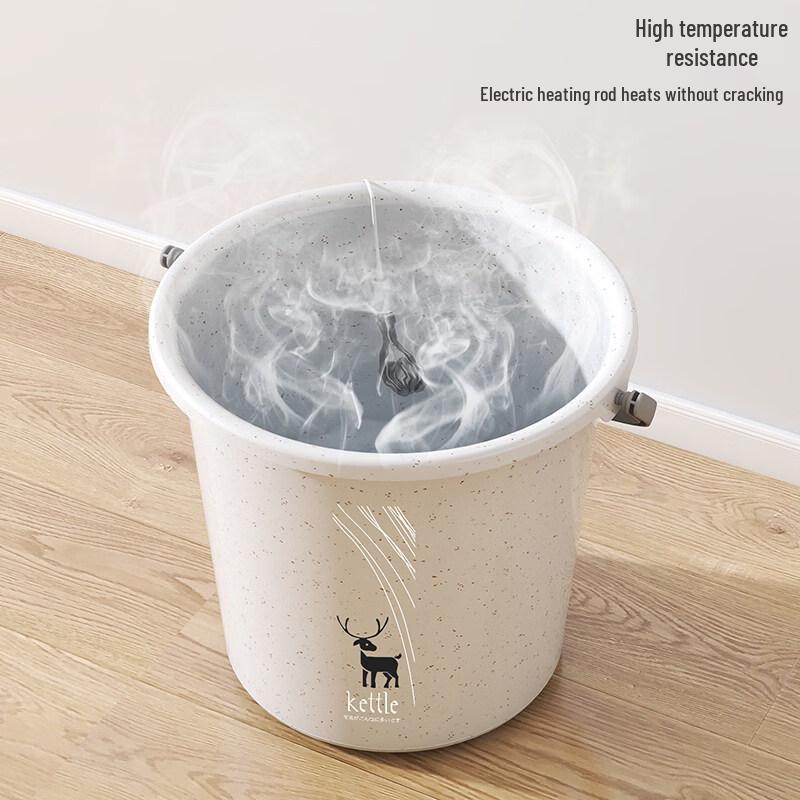 ZISIZ Large Household Plastic Bucket with Lid