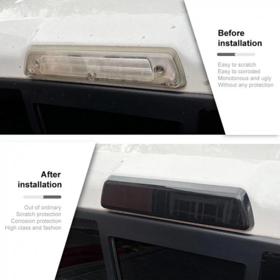 Smoked Black Third 3RD Hight Brake Light Cover Trim For Ford F150 Raptor 2009-14