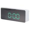 LED Spiegel Wecker Digitaluhr mit Schlummermodus für Schlafzimmer Wohnzimmer Home Office Dekoration