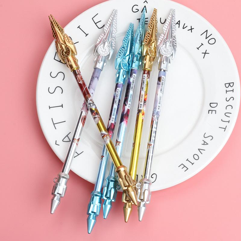 1 Pcs Stationery Office Creative Phoenix Gun Gel Pen School Supply Handle Gift Weapon Lovely Chinese Style Vintage