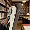 Flowers with Green Center Soft TPU Phone Case for iPhone 17 16 15 14 13 12 11 Pro Max Plus Shockproof Anti-Slip Cover