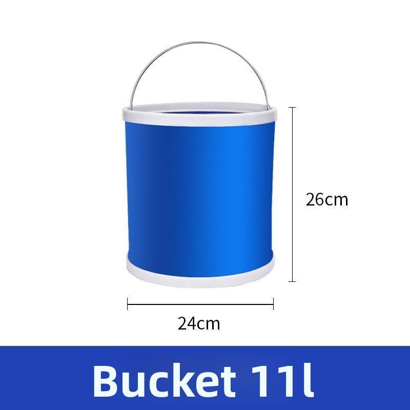 9/11/13L Car Folding Bucket Oxford Cloth Car Washing Buckets Portable Folding Bucket Multifunctional Waterproof
