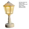 LED noční světlo jemná teplá záře bez blikání na baterie retro styl LED stolní lampa noční světlo dekorace
