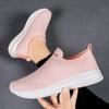 Plus Size Shoes for Women Summer Fashion Breathable Comfortable Slip on Mesh Shoes Non-slip Platform Sneakers Women 36-41