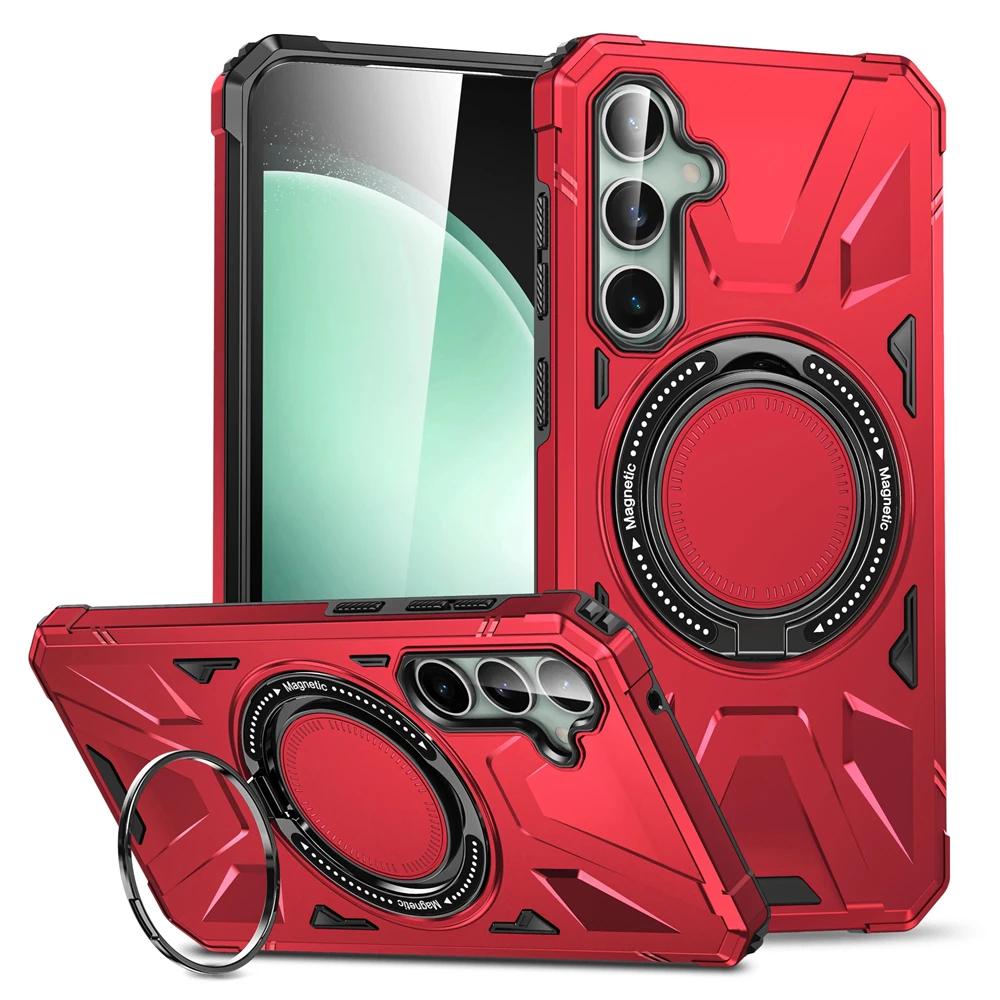 Case for Samsung Galaxy S24 S23 A14 A54 A55 A34 A15 4G 5G Stand Ring Magnetic Ring Holder Protection Stands Covers