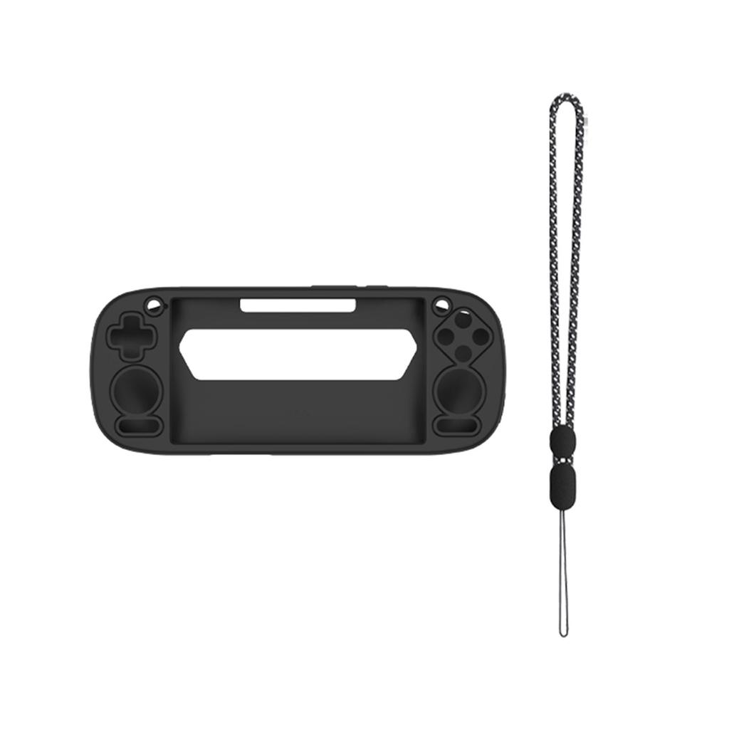 Gamepad Housing Silicone Protector Cover with Lanyard for Retroid Pocket 5 Console Scratchproof Shell Protective Sleeve