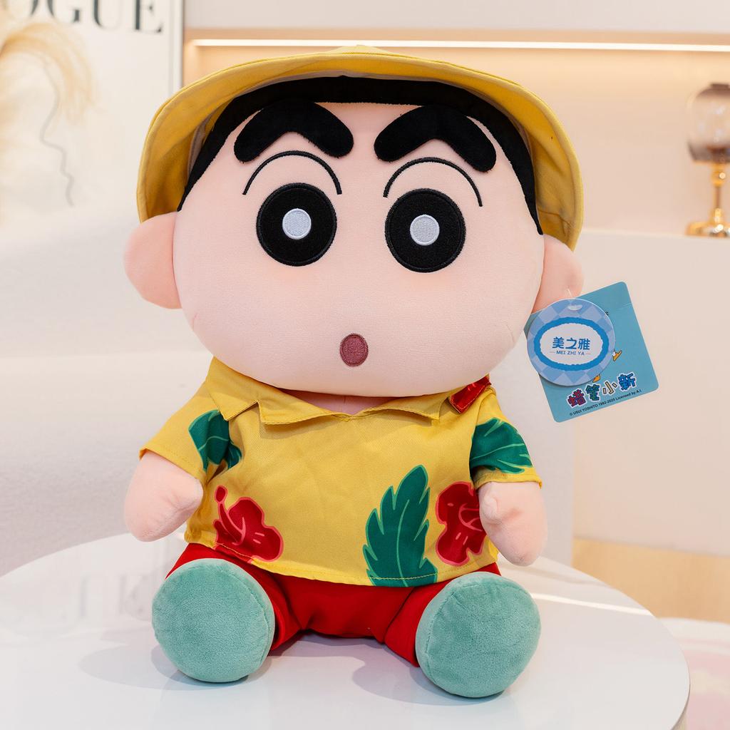 22/30/40cm Summer Funny Crayon Shin-chan Plushies Stuffed Anime Vacation Shin Chan Plush Toy Birthday Gifts Girl Child