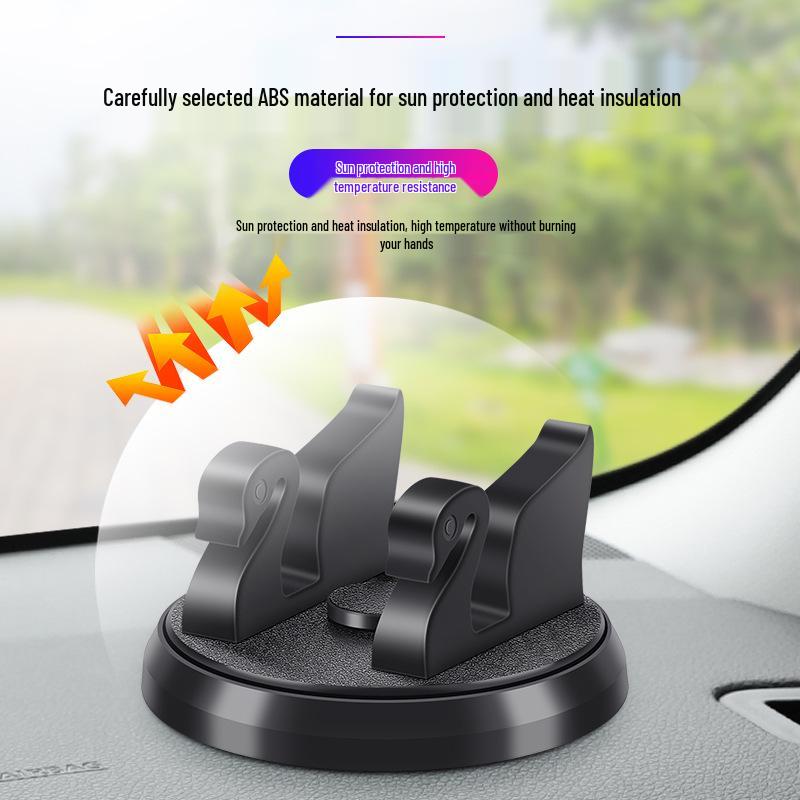 PVC 360° Rotating Non-Slip Car Dashboard Phone Holder