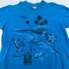Vintage 90s CALIFORNIA BEACHES T-Shirt MEDIUM Surf Skate