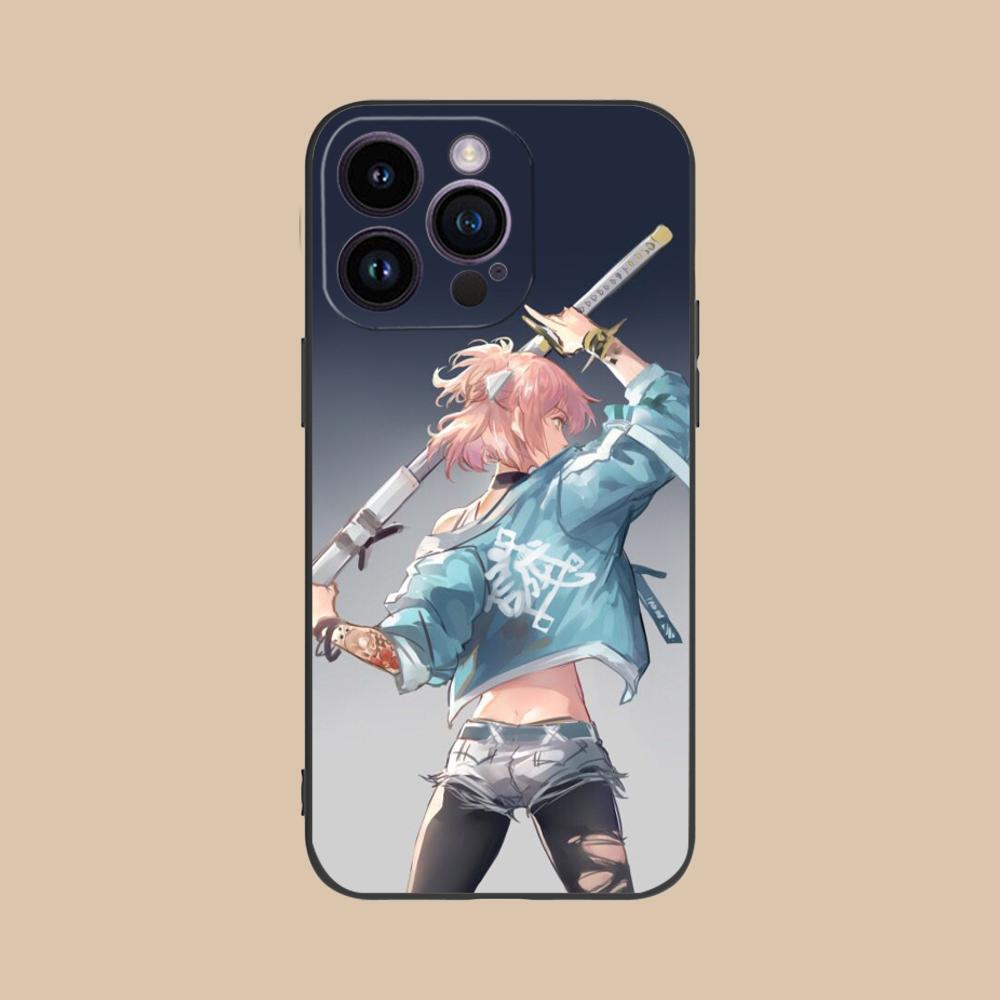 Anime Girl Mobile Phone Case for iPhone 17 16 15 14 13 12 11 X XR XS 8 7 Air Pro Max Plus Mini Colorful Cover Pretty