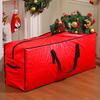Large Capacity Christmas Tree/Decoration/Wreath Storage Bag Round Zipper Dust-Proof Water-Resistant Organizer