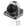 Stainless steel door limiter, powerful anti collision rubber, door stopper for heavy duty doors, protect and reduce noise